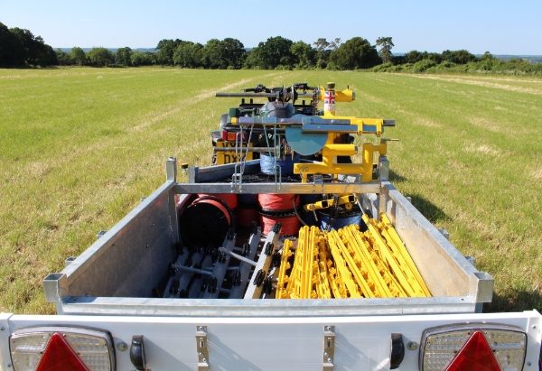 Electric fencing Lightweight Fencing Trailer for farming