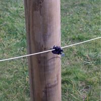 Lightweight Nail-on Wood Post Insulator
